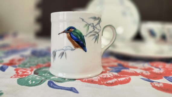 ROYAL DOULTON "Kingfisher" Bird Dishes Collection, H1167, c. 1920-30