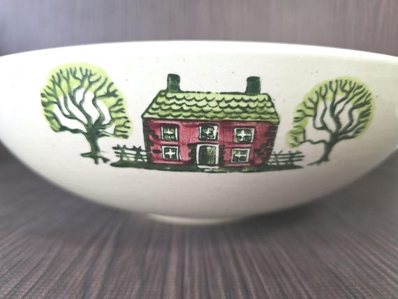 METLOX 11" Salad Bowl, Homestead Provincial
