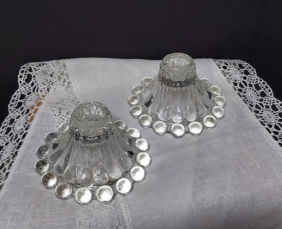 ANCHOR HOCKING Boopie Glass Candle Holders