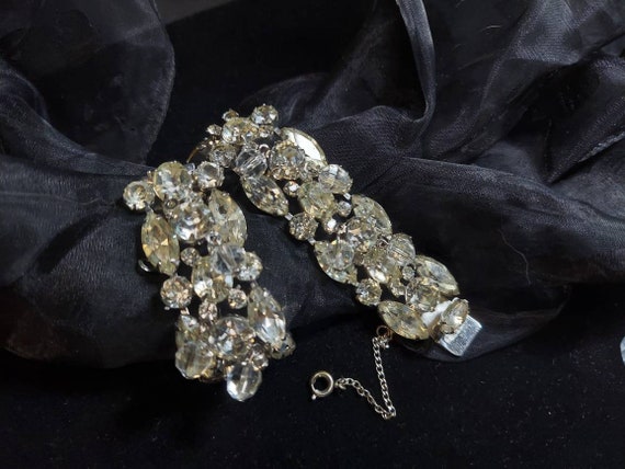 Stunningly Ornate Kramer Bracelet c. 1950s