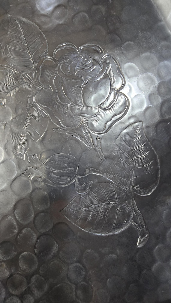 Kraftware Aluminum Serving Tray, 15 x 11 plus handles