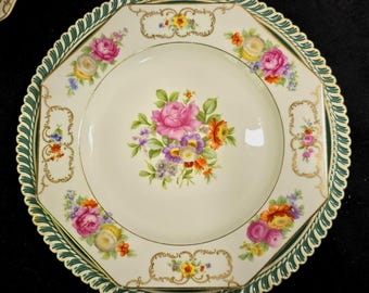 Antique ROSENTHAL Selb-Bavaria Octagonal Plates, c. 1926