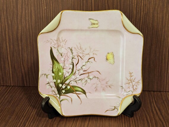 Circa 1876-89 Antique HAVILAND & Co dish, artist signed