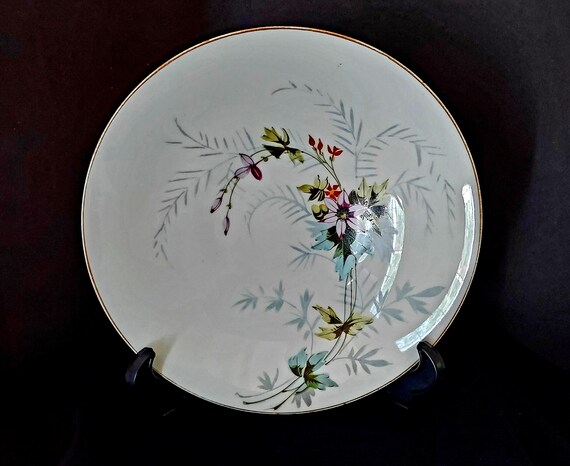 Hand-decorated Footed Shallow Bowl c.1950
