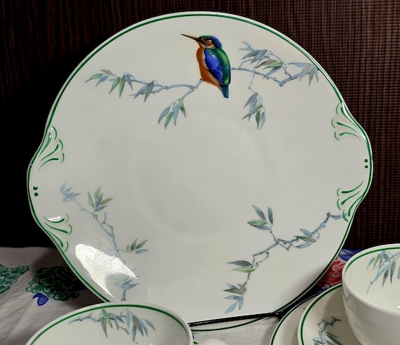 ROYAL DOULTON Tea Trio set w/Cookie Tray #H1167 c.1920s