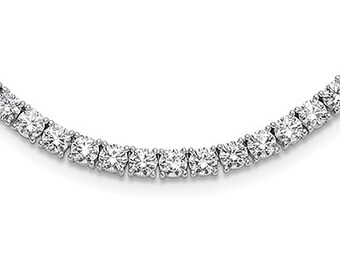 Moissanite Tennis Necklace in 4mm