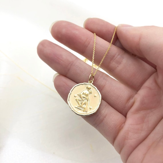 Etsy aquarius necklace new arrivals