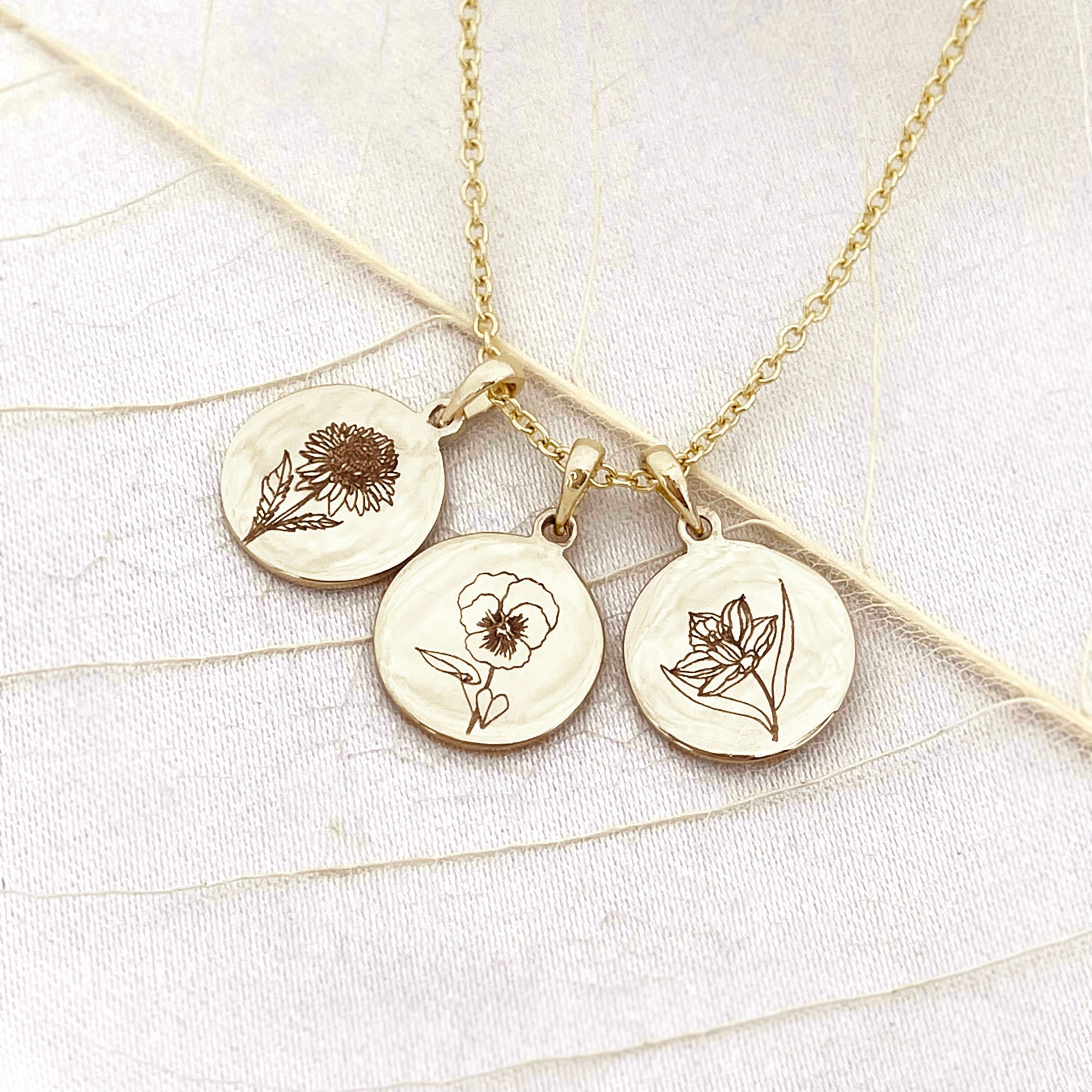 Reblooming flower sale necklace