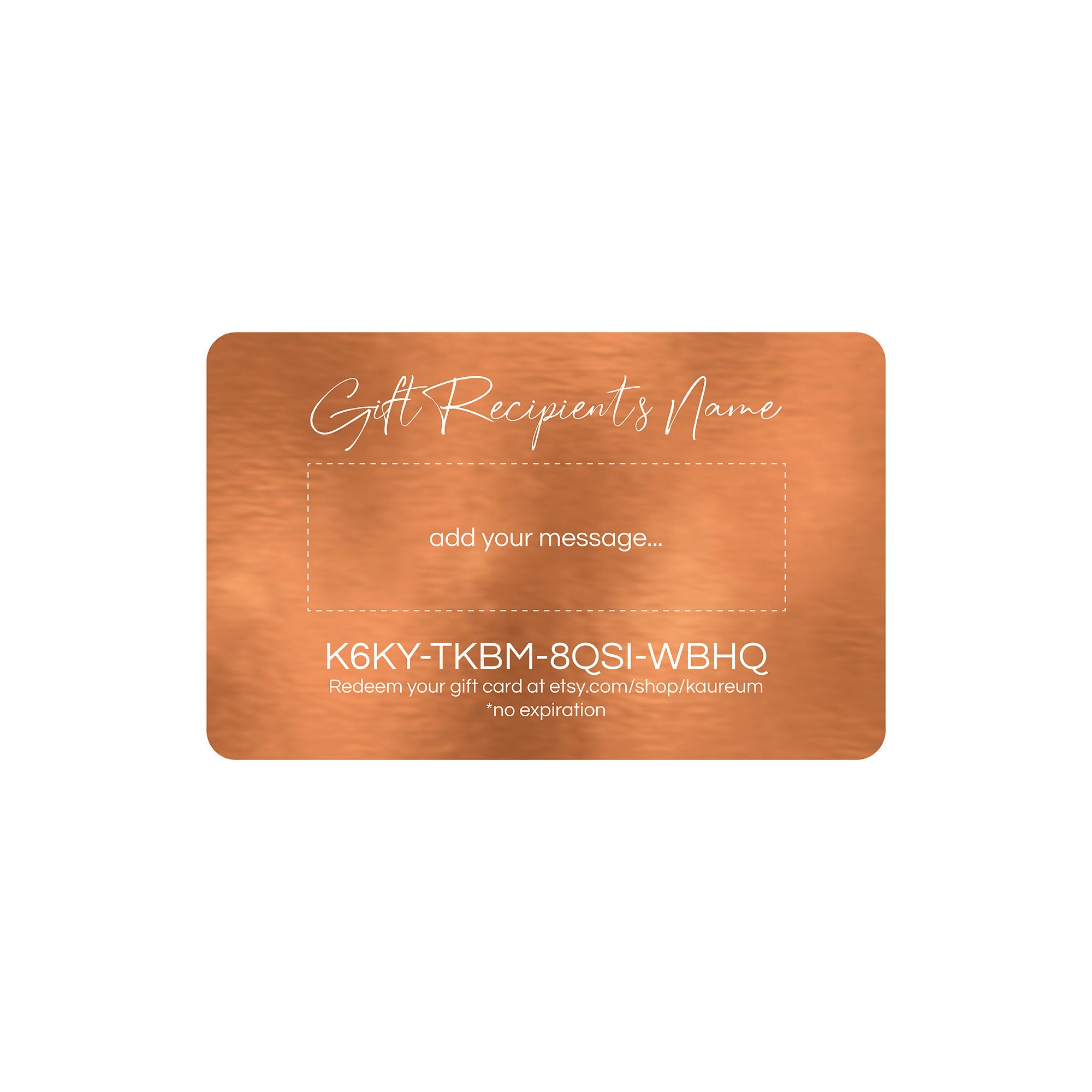 KAUREUM Egift Card 50 USD Etsy