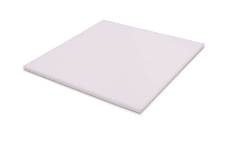 May include: A white square sheet of acrylic plastic.