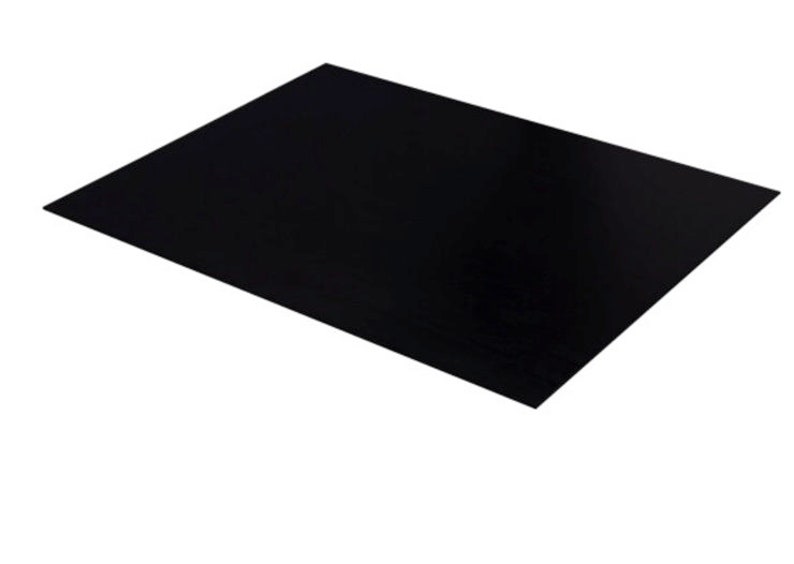 Black HDPE Plastic Sheet 1/2" X 12" X 12" - High Density Polyethylene USA Made