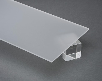 Acrylic Sheet Frosted P95, Plexiglass Sheet, Plastic Choose Size and Thickness