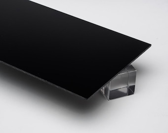 Acrylic Sheet Black Opaque 2025, Plexiglass Sheet, Plastic Choose Size and Thickness