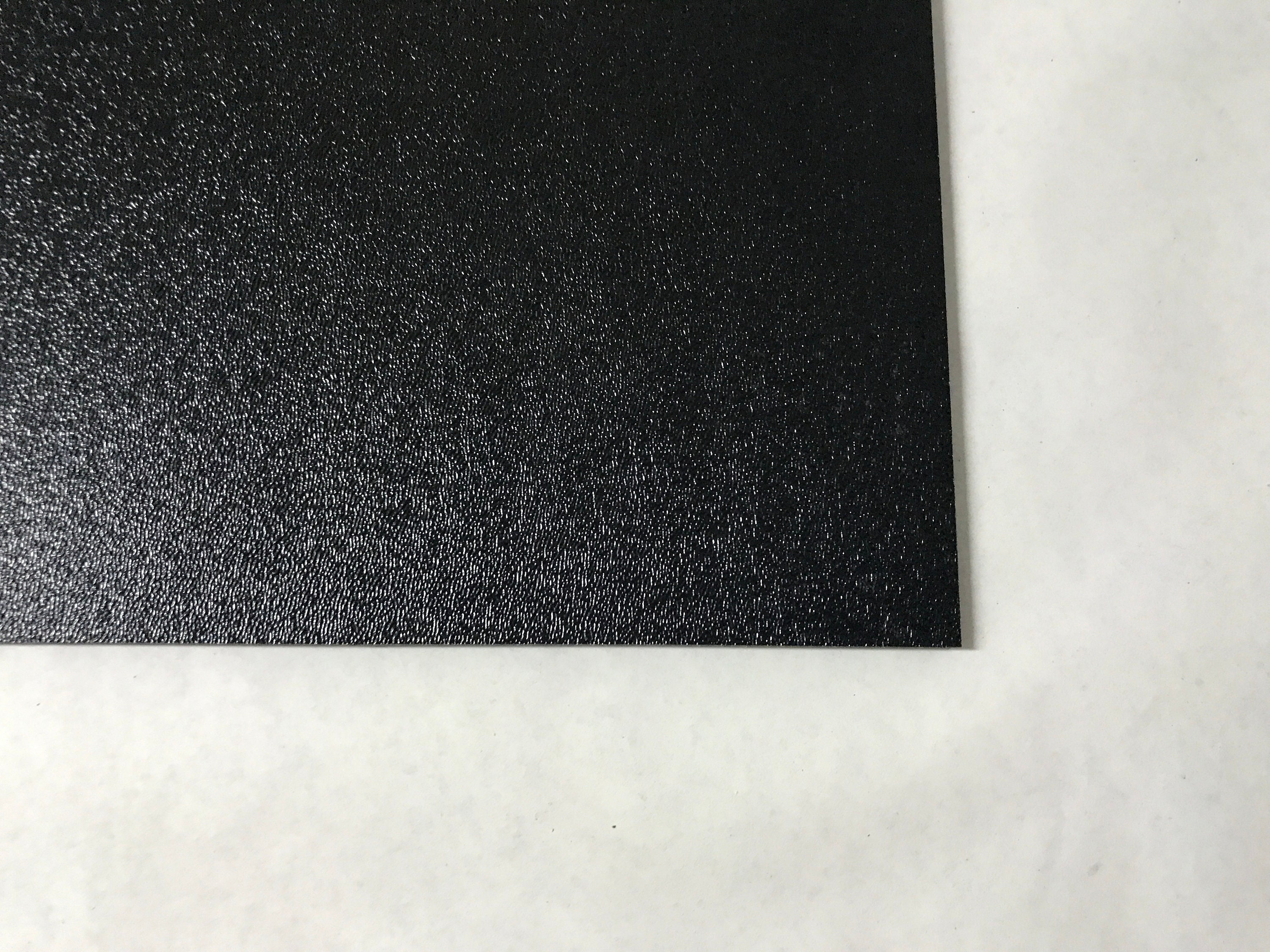 1/2" .500" x 12" x 24" ABS Sheet Smooth on Both Sides Color Black 