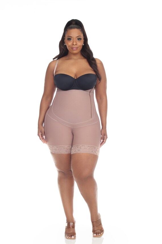 Colombian High Compression Womens Plus Size Shapewear Bodysuit