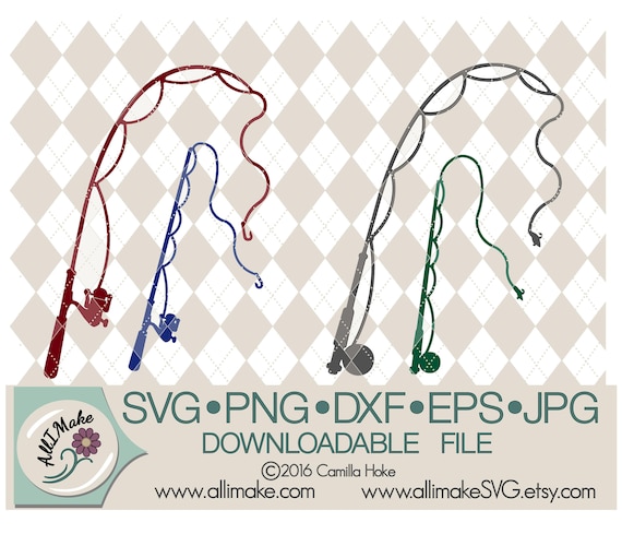 Download Svg File Fishing Poles Svg Dxf Eps Png Jpg Files For Etsy