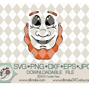 SVG File | Leprechaun Face 2 svg, dxf, eps, png, jpg files for Cricut and Silhouette cutting machines