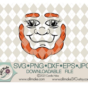SVG File | Leprechaun Face 1 svg, dxf, eps, png, jpg files for Cricut and Silhouette cutting machines