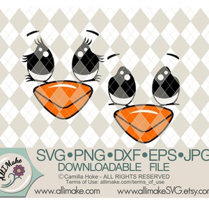 Fichier SVG | Visages de pingouin en fichiers svg, dxf, eps, png, jpg monochromes pour machines de découpe Cricut et Silhouette