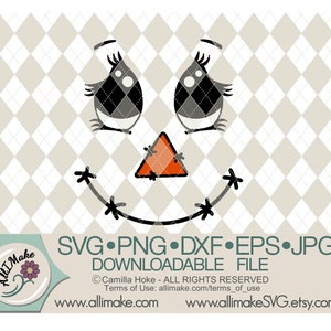 SVG File | Scarecrow 11 svg, dxf, eps, png, jpg files for Cricut and Silhouette cutting machines