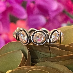 Silpada 'Blacksmith' Textured Sterling Silver Ring - 3/16 Inch Wide Band