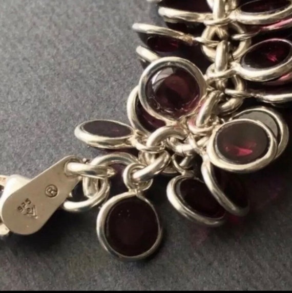 Silpada B1049 Garnet “Cha-Cha” Bracelet - image 10