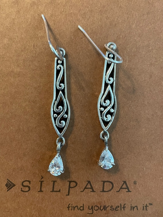 Silpada cubic zirconia earrings sale