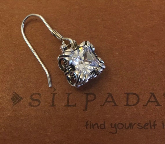 Silpada SINGLE 1 Replacement Uptown Cubic Zirconia Sterling Silver