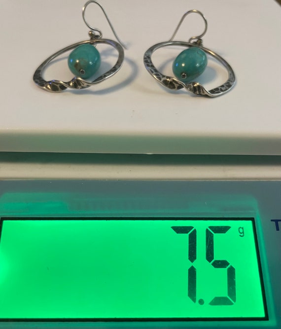 Silpada Turquoise Sterling Silver Dangle Earrings… - image 10