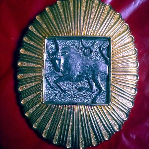 Rare Judith Leiber Zodiac "Bull" Brooch