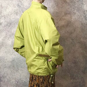 Vintage jacket drop shoulders, windbreaker vintage 80's, bomber oversize jacket, retro jacket size LARGE image 4