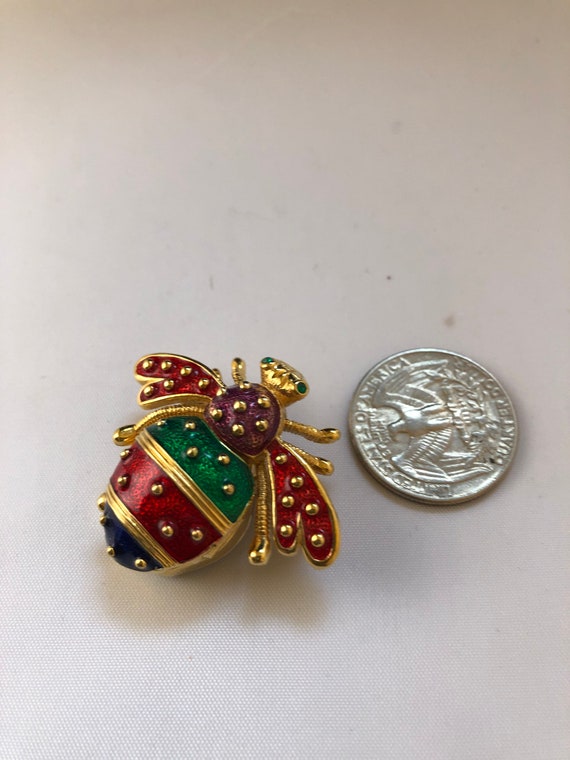 Joan Rivers Classic Collection Bee Pin With Watch