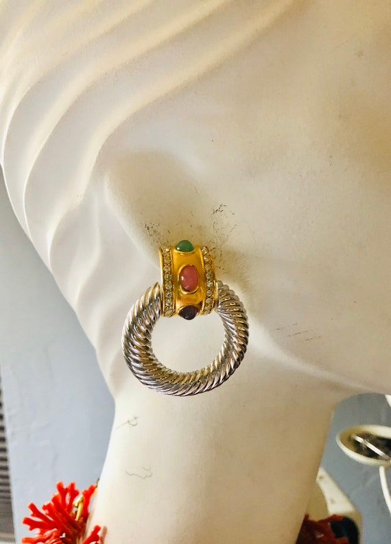 Vintage Givenchy Paris New York Doorknocker Clip E