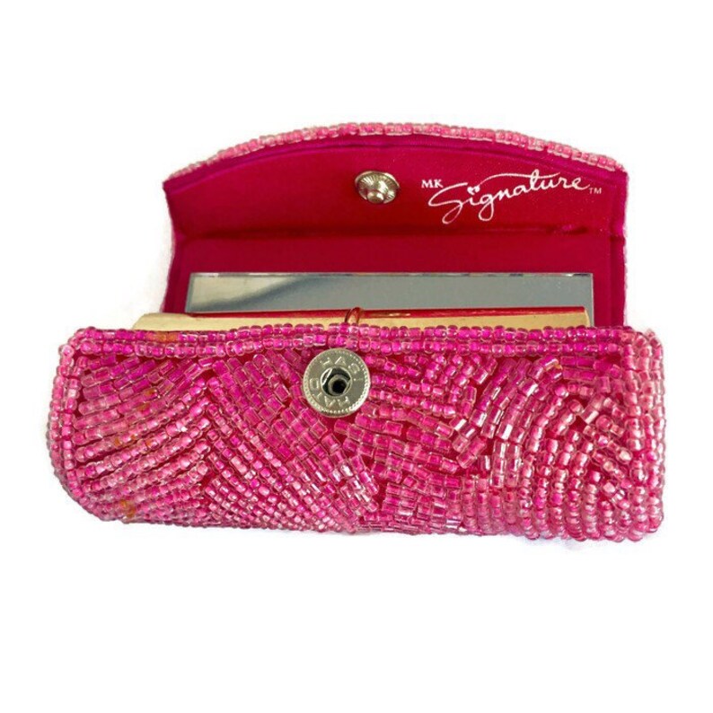 HTF Mary Kay Pink Beaded Lipstick Holder or Case With Signed Etsy