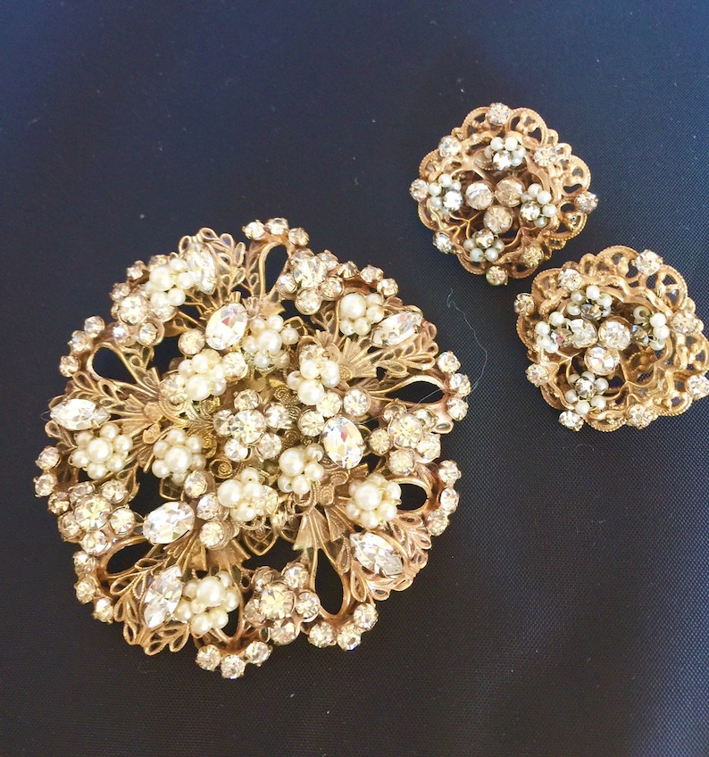 Original by Robert Faux Pearl Demi Parure