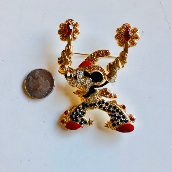 Large Disney Thailand Mickey Mouse Rhinestone Cowb