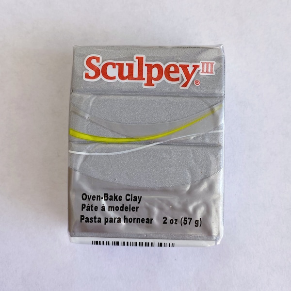 Sculpey III Polymer Clay - Silver 1130