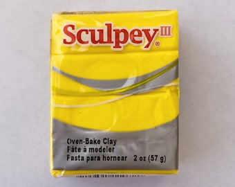 Sculpey III -  Polymer Clay - 072 Yellow