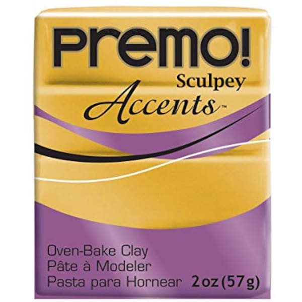 Argile polymère Premo Sculpey - Or 18 carats