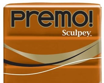5392 Premo Sculpey Polymer Clay - Raw Sienna 2 oz.