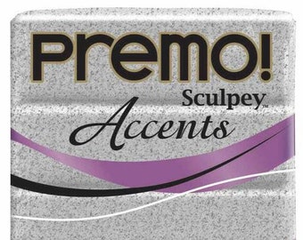 5065 Premo Sculpey Polymer Clay - Gray Granite 2oz.