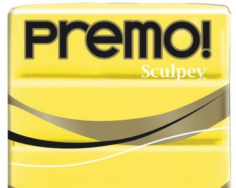 Premo Sculpey Polymer Clay - Zinc Yellow Hue 2oz.