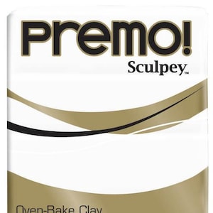5001 Premo Sculpey Polymer Clay - White