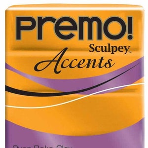 Premo Sculpey Polymer Clay - Gold 2 oz.