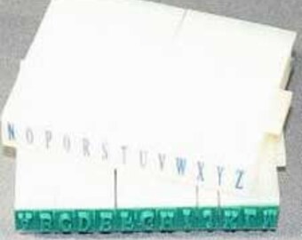 2 Inch Letter Stamp Etsy