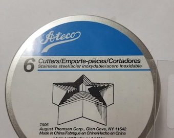 Ateco - Star #7805 - 6 pieces