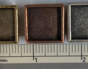 Nunn Bezel Sliders- Gold, Copper, Silver ( lead free )