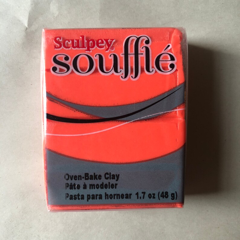 6009 Mandarin Sculpey Souffle Polymer Clay