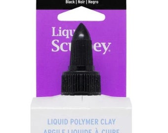 Liquid Sculpey Polymer Clay - Black -