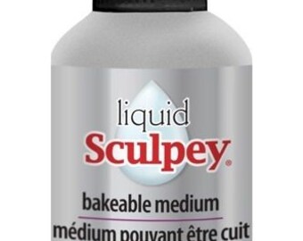 Liquid Sculpey Polymer Clay - Silver -